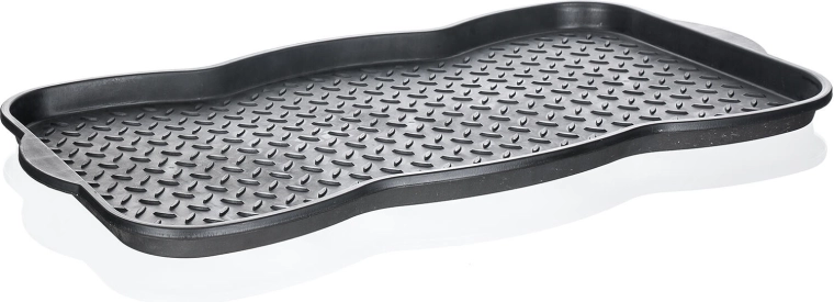 Drypbakke til fodtøj 75 × 38 cm plast sort formstøbt BRILANZ