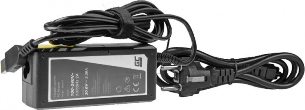 Strømforsyningsadapter Green Cell Pro 65W 20V 3,25A til Lenovo med Slim Tip-stik