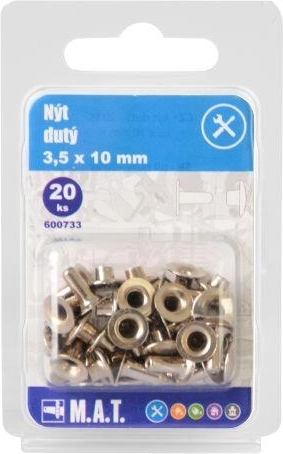 Hulnitte 3,5 × 10 mm (20 stk)