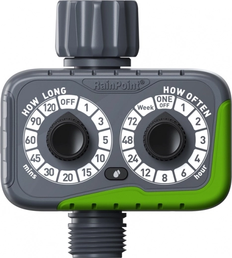 automatisk RainPoint-slangetimer til havevanding