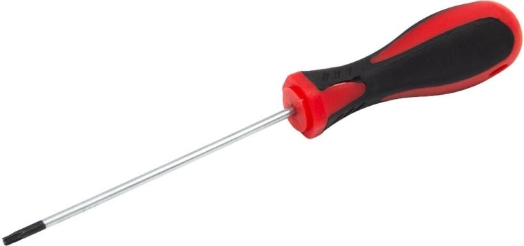 TORX T10-skruetrækker af S2-stål med magnetisk spids