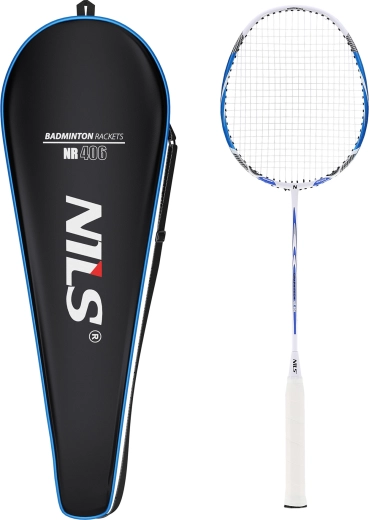 Badmintonketcher NILS NR406 carbon pro til let øvede spillere