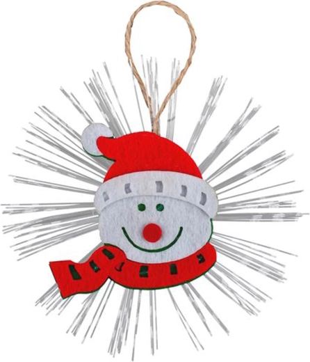 Hængende jule-LED-dekoration – mix af motiver