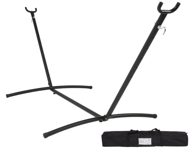 Metalstativ til hængekøje 260 × 107 × 100 cm