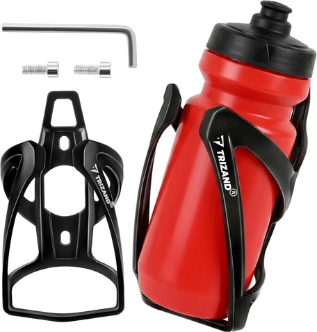 TRIZAND cykelflaskeholder, sort, universel