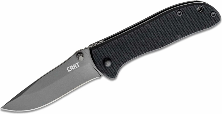 CRKT Drifter Black foldekniv 7,3 cm G10, grå/sort