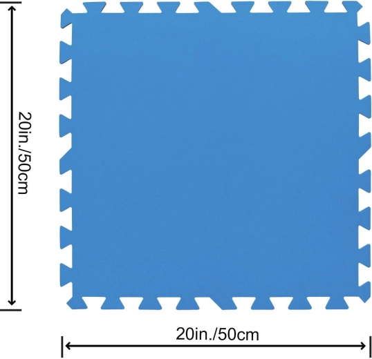 Beskyttelsesmåtte under pool BESTWAY 50 × 50 cm
