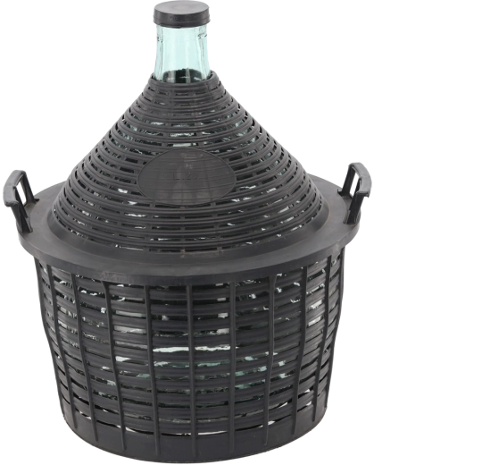 Glasballon i beskyttelseskurv 20 l