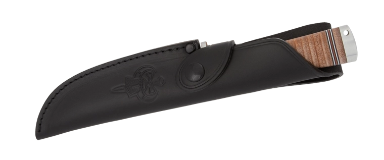 Sort læderetui Fällkniven NL4 Frej