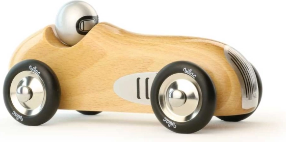 Vilac historisk racerbilsmodel i naturtræ