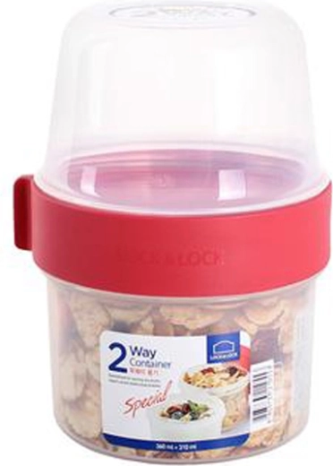 Lock&Lock 2-i-1 madboks med to rum 670 ml