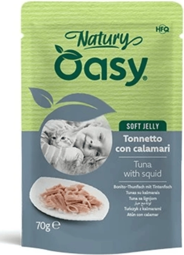 Oasy Nature Soft Jelly – tun med blæksprutte, pose 70 g