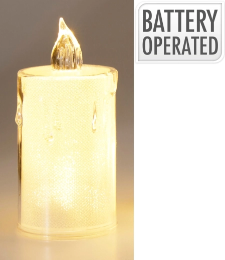 LED-lys 10,5 cm transparent