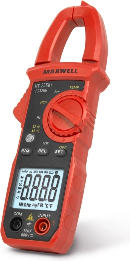 Tangmultimeter MAXWELL AC 400 A med automatisk områdevalg