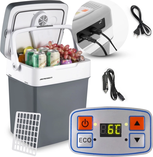 Rejsekøleboks BERDSEN Icemax 29 l med køle- og varmefunktion, ECO-tilstand