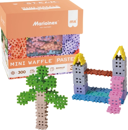 Byggesæt Marioinex Mini Waffle Pastel 300 dele