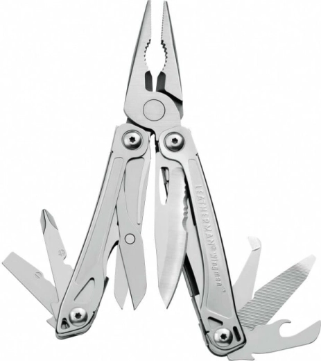 Leatherman Wingman multifunktionelt værktøj med 14 funktioner, rustfrit stål