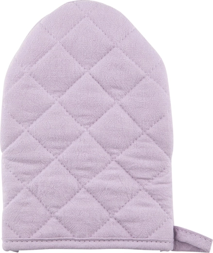 Køkkenhandske i bomuld 14 × 20 cm lys lilla