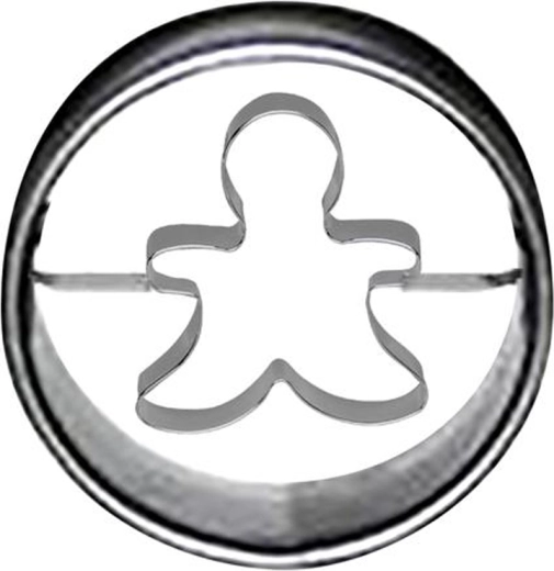 Udstiksform til småkager, rundt 4 cm – honningkage