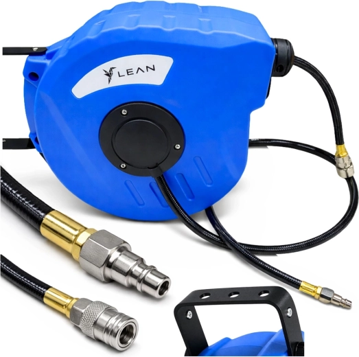 Automatisk opruller til trykluftslange 10 m, 8×12 mm, 24 bar