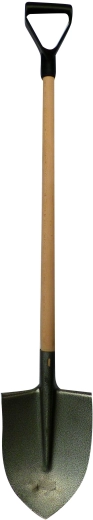 Spids skovl med skaft 90 cm