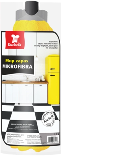 Mop af mikrofiber med bånd Power Scrub KUCHCIK