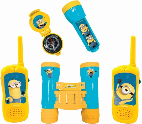 Eventyrsæt Minions med walkie-talkier, kikkert og kompas