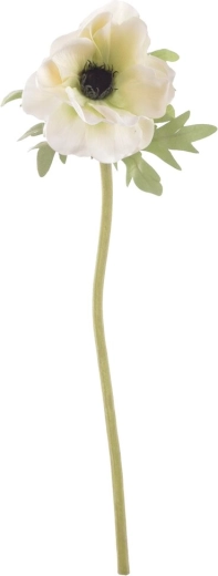 Kunstig blomst – hvid valmue 50 cm