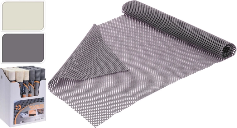 Skridsikker måtte 125 × 45 cm af polyvinyl – mix af farver