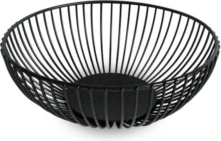 Kitchisimo trådfad til frugt, sort, 18 cm