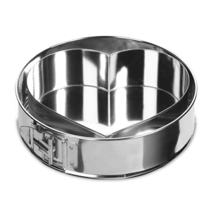 Tarteform 24 cm med aftagelig bund og hjerteindsats