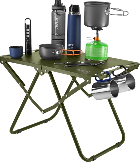 Sammenklappeligt campingbord Nils Camp NC3310 grøn
