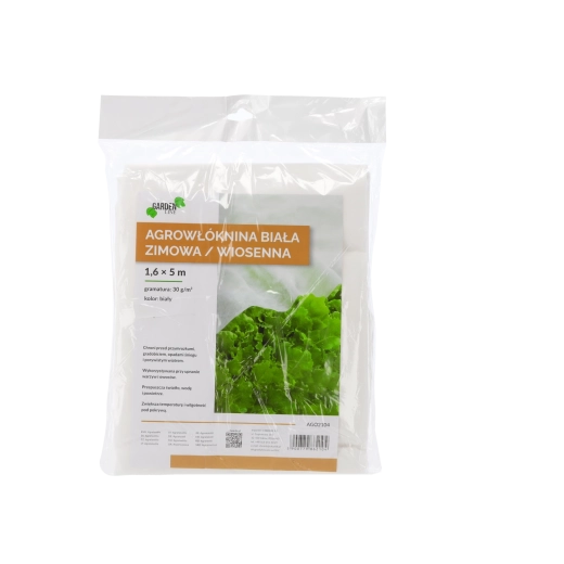 Vinter- og forårs-agrotextil hvid 30 g/m² 1,6 × 5 m