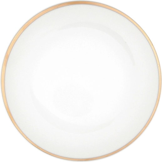 MariaPaula Moderna Gold flad tallerken 24 cm med gulddesign