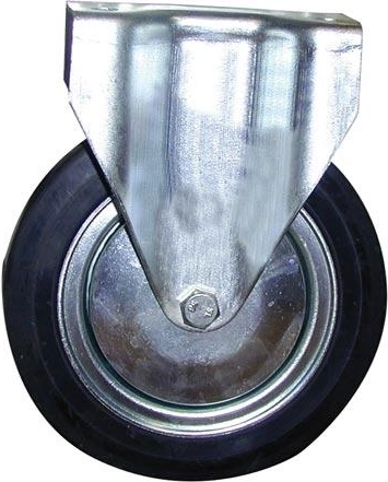 Fast hjul 100 mm, bæreevne 60 kg