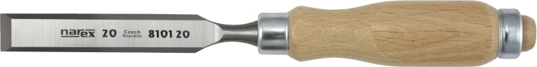 Fladt stemmejern med træhåndtag 10 mm