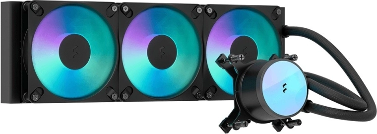 Vandkøling Radius 360 RGB sort