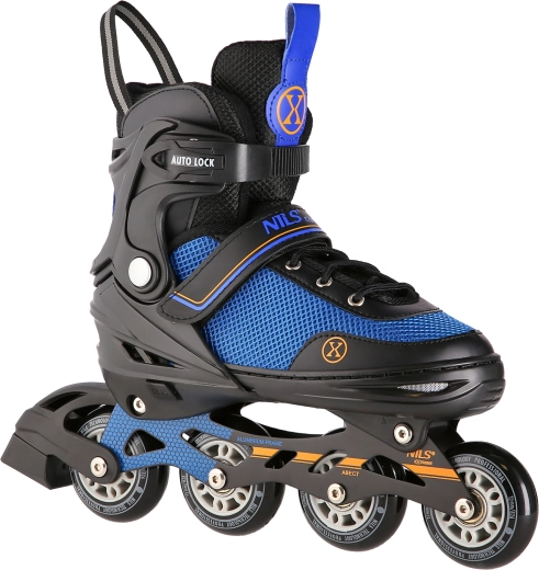 Rulleskøjter og isskøjter 2-i-1 NILS Extreme NH18188A, sort-orange – S (29-33)