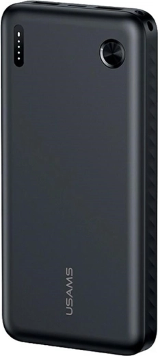 Powerbank USAMS 10000 mAh med PD, 2× USB‑A og USB‑C