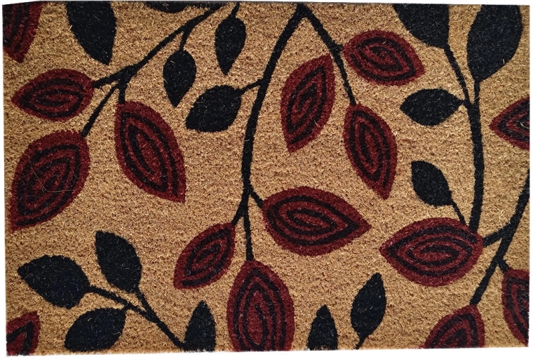 Dørmåtte af kokos og PVC 40 × 60 cm Blade