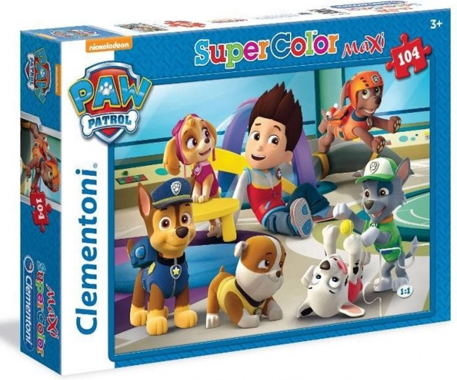 Clementoni puslespil PAW Patrol Maxi 104 brikker