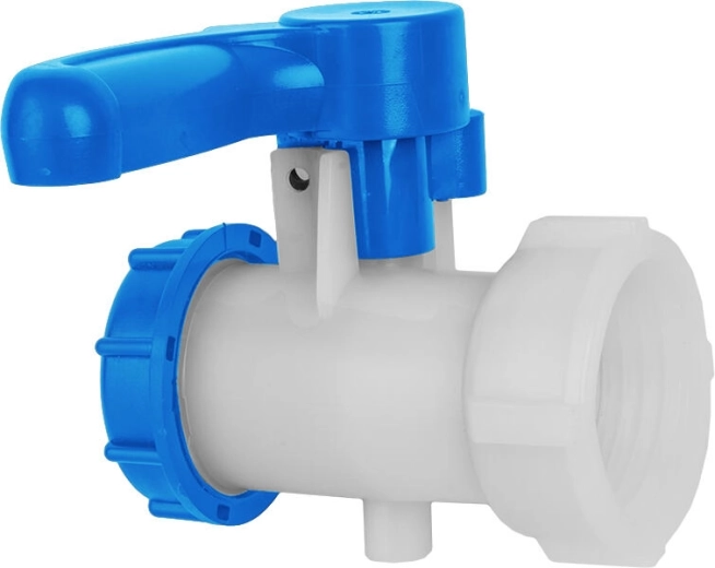 Ventil til IBC-beholdere S60x6 med indvendigt og udvendigt gevind