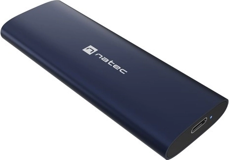 Eksternt aluminiumskabinet Natec Rhino M.2 NVMe Lite til SSD M.2 NVMe med USB‑C 3.2