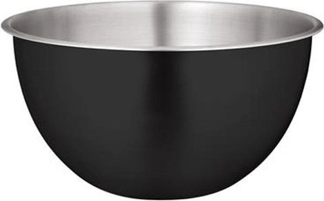 Skål i rustfrit stål med mat sort overflade 21 cm
