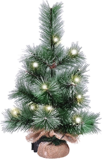 Solight juletræ med LED-belysning, 45 cm