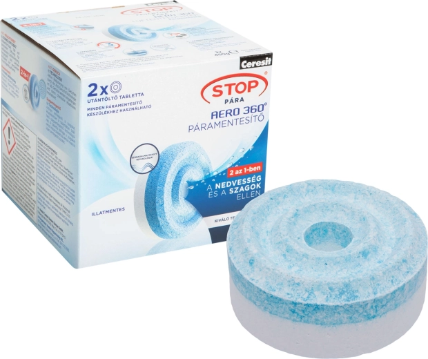 Refilltabletter Ceresit Stop Fugt Aero 360° med lavendelduft, 2 stk.