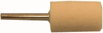 Slibelegeme, cylindrisk med skaft 2 × 8 mm, korn 100, hårdhed L