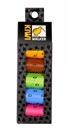 Kiwi Walker økologiske poser til hundeafføring 5 ruller