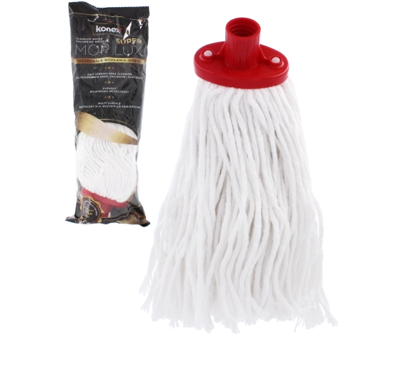 Erstatningshoved til snoremop Super Lux i bomuld