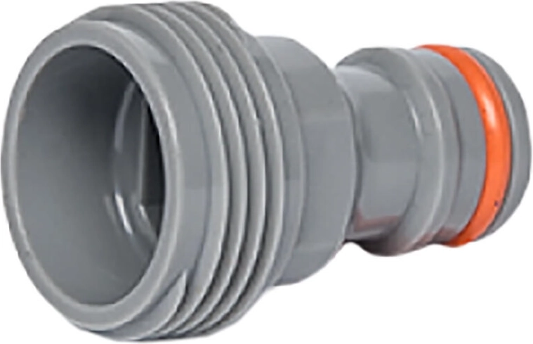 Plastadapter med udvendigt gevind 3/4" WHITE LINE